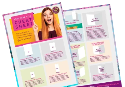 brochure designs size cheat sheet
