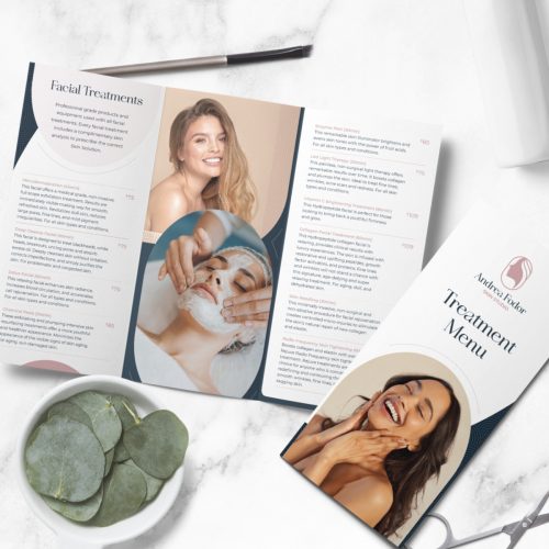 brochure designers brisbane skin studio