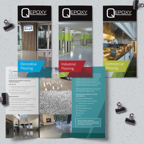 brochure designs QEpoxy