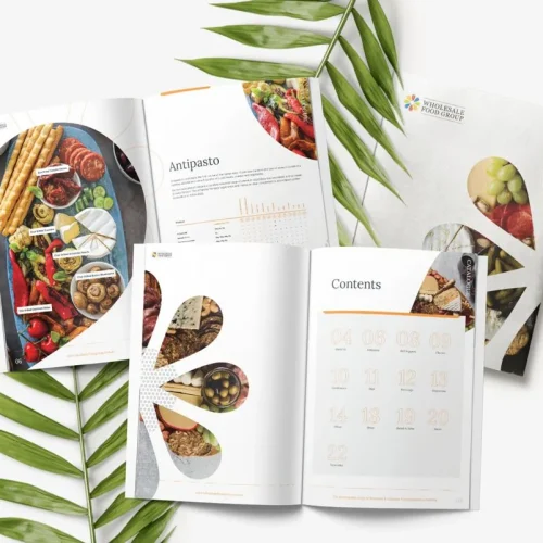 brochure designs brisbane wholesale food group
